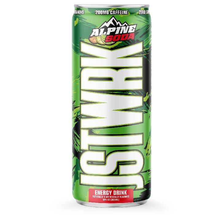 JST WRK Energy Can 1 Can Alphine Soda JST WRK Energy Can 1 Can Alphine Soda