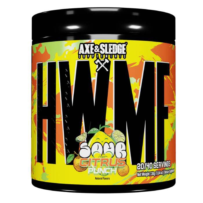 HWMF High Stim Pre-Workout 40 Servings Sour Citrus Punch