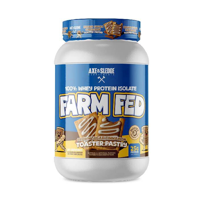 Farm Fed Protein 840g Brown Sugar Cinnamon Toaster Pastry Farm Fed Protein 840g Brown Sugar Cinnamon Toaster Pastry