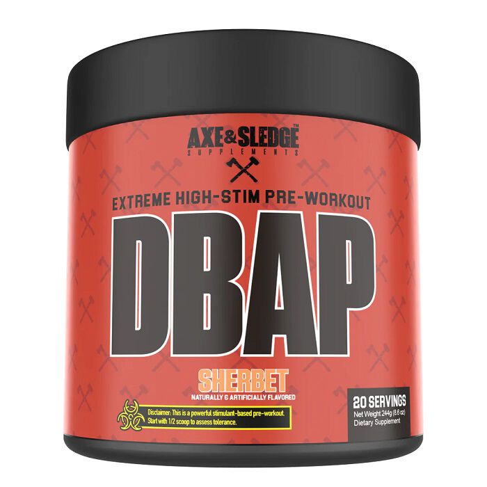 DBAP High Stim Pre-Workout 20 Servings Sherbet