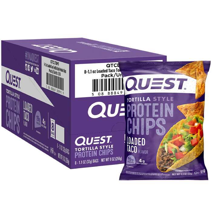 Quest Tortilla Chips 8 Pack Loaded Taco