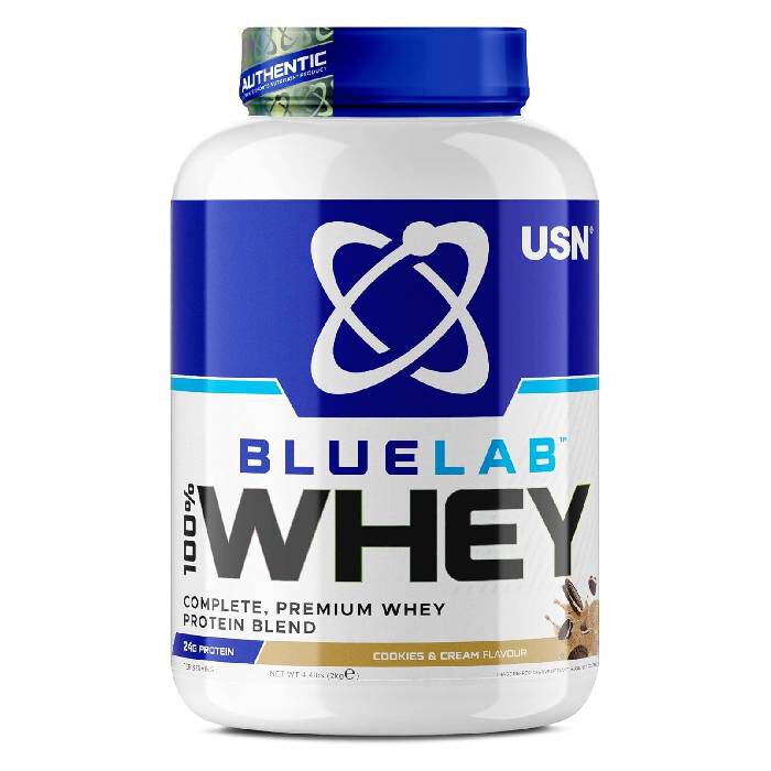 Blue Lab 100% Whey 2kg Cookies & Cream Blue Lab 100% Whey 2kg Cookies & Cream