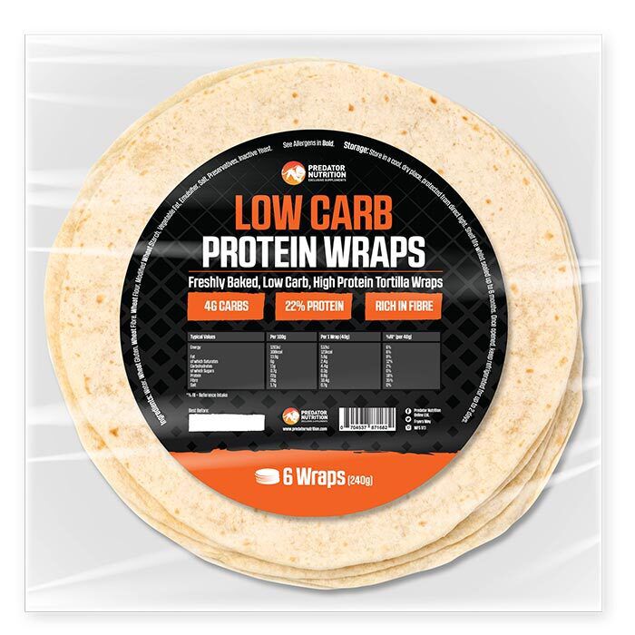 Low Carb High Protein Tortilla  6 Wraps
