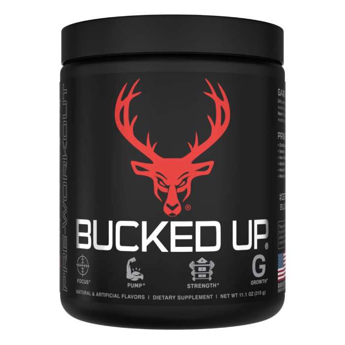 Bucked Up Pre 30 Servings Blood Raz Bucked Up Pre 30 Servings Blood Raz