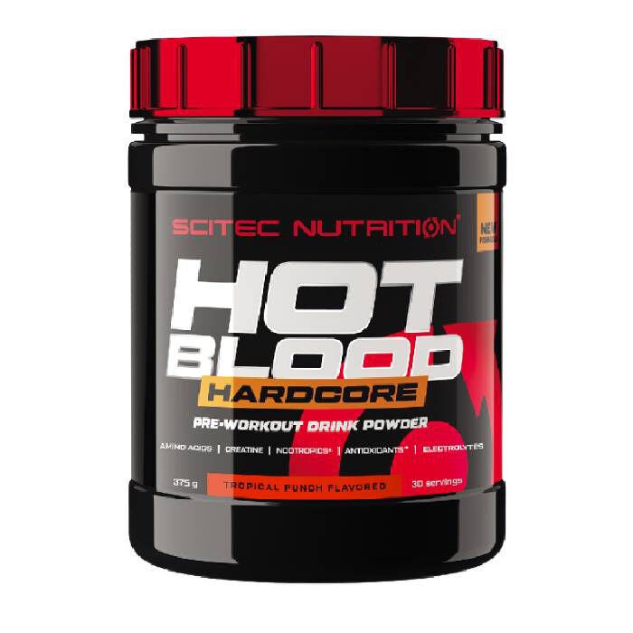 Hot Blood Hardcore 30 Servings Tropical Punch