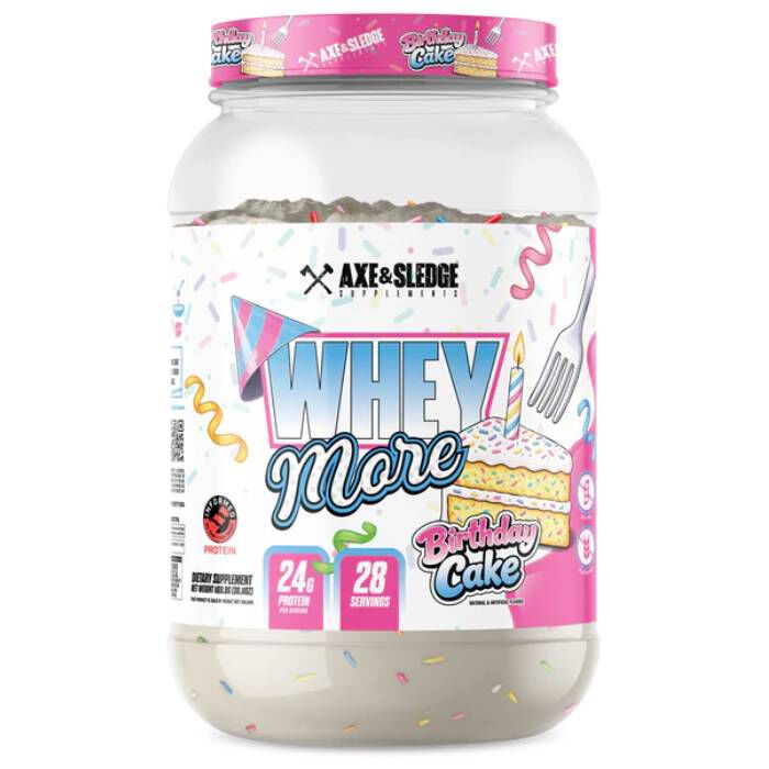 Whey More 28 Servings Birthday Cake Whey More 28 Servings Birthday Cake