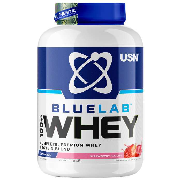 Blue Lab 100% Whey 2kg Strawberry Blue Lab 100% Whey 2kg Strawberry