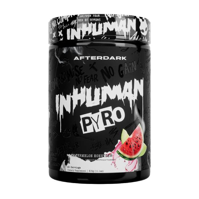 Damaged Inhuman PYRO 21 Servings Watermelon Honeydew Damaged Inhuman PYRO 21 Servings Watermelon Honeydew