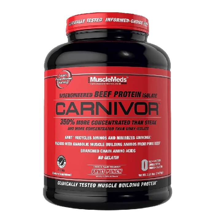 Carnivor Beef Protein Isolate 56 Servings Fruit Punch Carnivor Beef Protein Isolate 56 Servings Fruit Punch