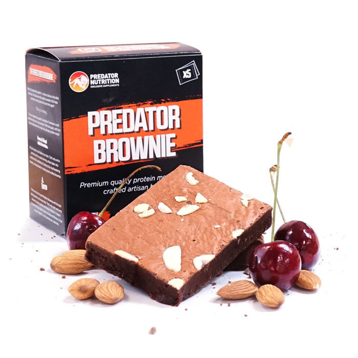 Predator Brownie Cherry Almond 5 X Brownies
