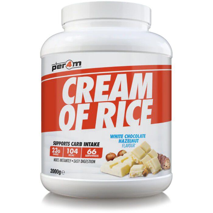 Per4m Cream of Rice 2kg White Chocolate Hazelnut Per4m Cream of Rice 2kg White Chocolate Hazelnut