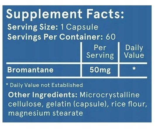 Bromantane 60 Capsules