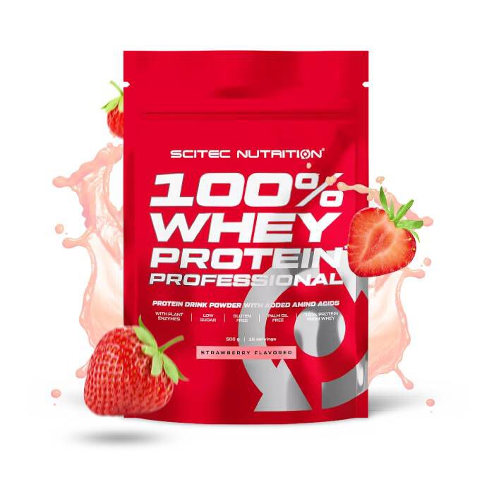 100% Whey Protein Professional 500g Strawberry