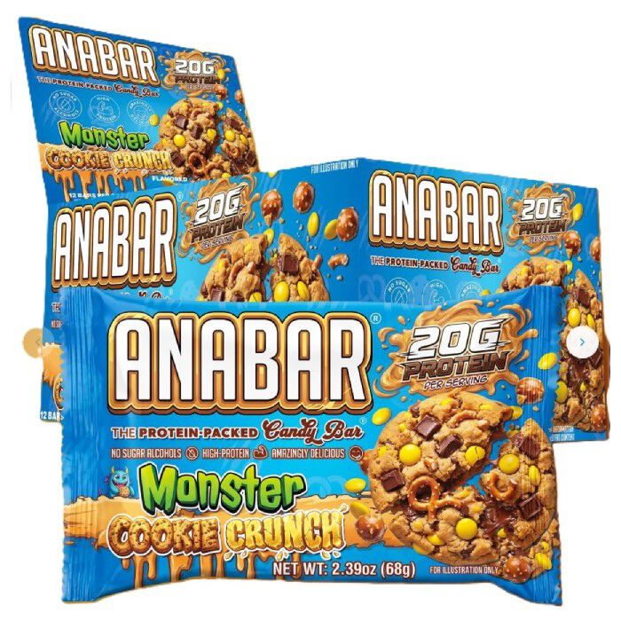 Anabar 12 X 65g Monster Cookie Crunch Anabar 12 X 65g Monster Cookie Crunch