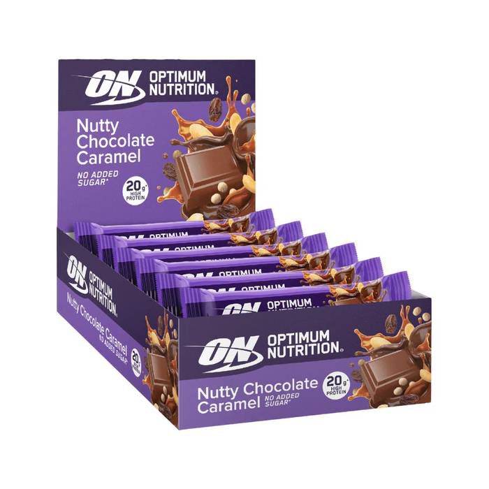 Optimum Protein Bar 10 Bars Nutty Chocolate Caramel