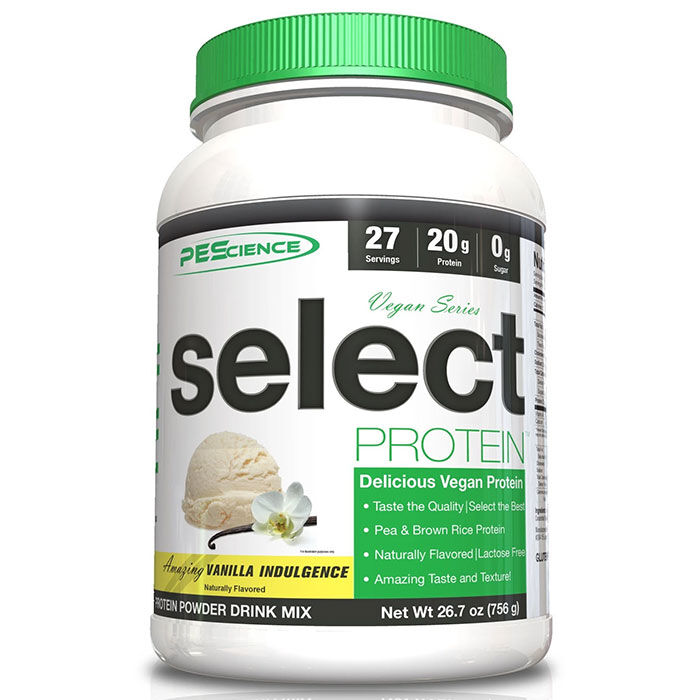 PES Select Protein Vegan Series 27 Servings - Vanilla Indulgence - 20g Vegan protein per serving