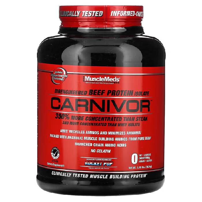 Carnivor Beef Protein Isolate 56 Servings Rocket Pop Carnivor Beef Protein Isolate 56 Servings Rocket Pop