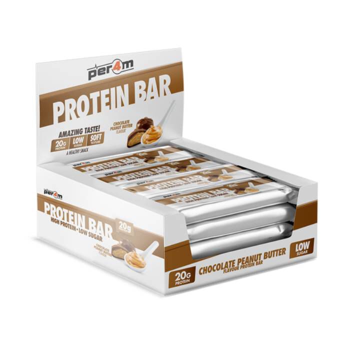 Per4m Protein Bar 12 x 62g Chocolate Peanut Butter