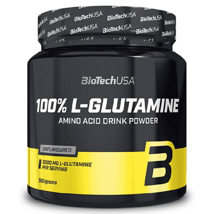 100% L-Glutamine 500g Unflavoured BiotechUSA L-Glutamine Unflavoured 500g