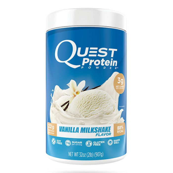 Quest Protein Powder 726g Vanilla Milkshake Quest Protein Powder 726g Vanilla Milkshake