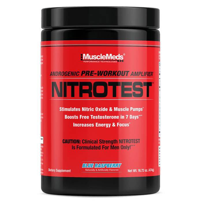 Nitrotest 30 Servings Blue Raspberry