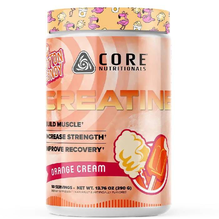 Flavored Creatine 50 Servings Fun Sweets Orange Cream