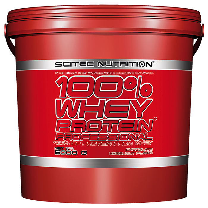 100% Whey Protein Professional 5000g Chocolate Hazelnut 100% Whey Protein Professional 5000g Chocolate Hazelnut