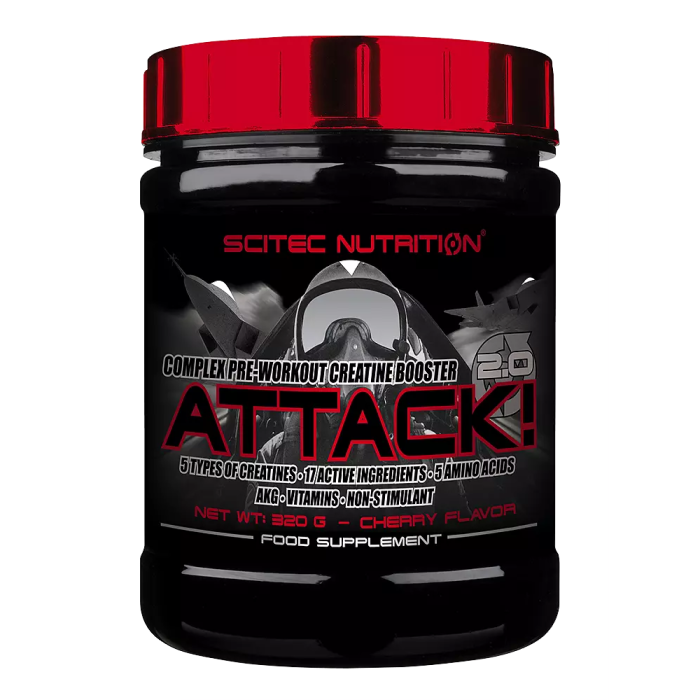 Attack! 2.0 Pre-workout 320g Cherry