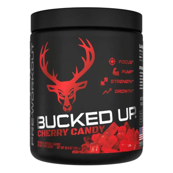Bucked Up Pre 30 Servings Cherry Hard Candy Bucked Up Pre 30 Servings Cherry Hard Candy