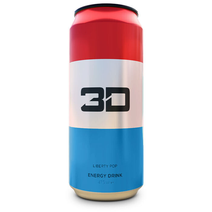 3D Energy Drink 1 Can Liberty Pop 3D Energy Drink 1 Can Liberty Pop