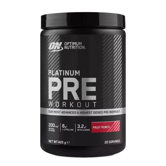 Platinum Pre-Workout 20 Servings Fruit Punch Platinum Pre-Workout 20 Servings Fruit Punch