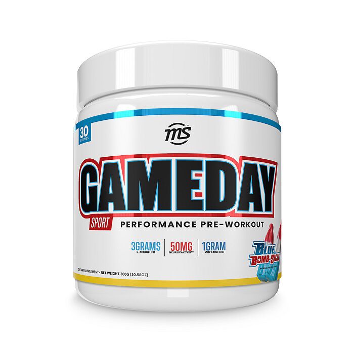Game Day Sport Pre-workout 30 Servings Blue Bombsicle DISC