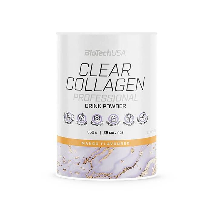Clear Collagen Professional 350g Mango BiotechUSA Clear Collagen Mango 28 servings