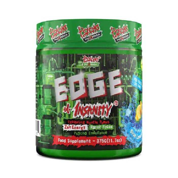 Edge Of Insanity 25 Servings Blue Lemonade Edge Of Insanity 25 Servings Blue Lemonade