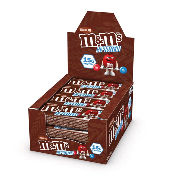 M&M's HI Protein Bar 12 Bars Chocolate M&M's HI Protein Bar 12 Bars Chocolate