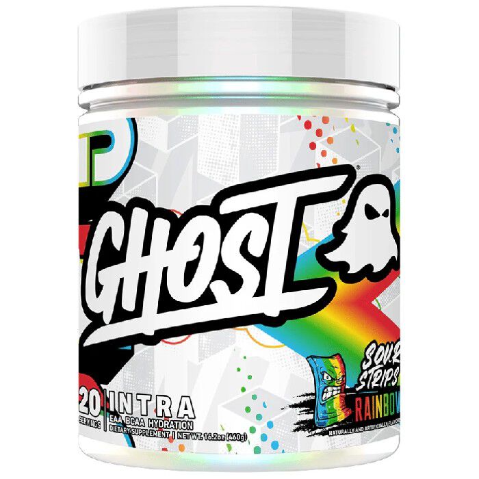 Ghost Intra 20 Servings Sour Strips Rainbow Candy