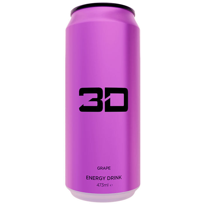 3D Energy Drink 1 Can Purple 3D Energy Drink 1 Can Purple