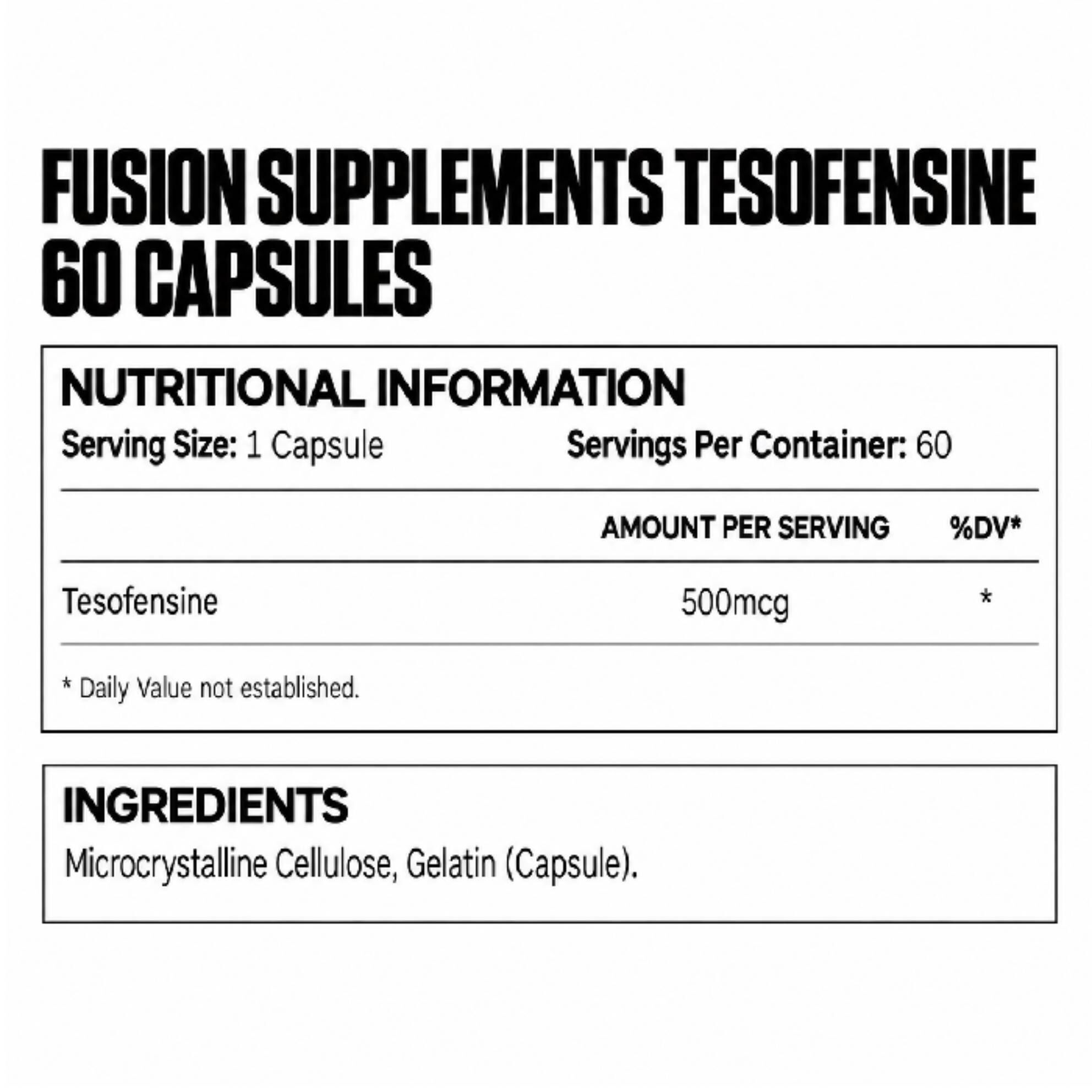 Tesofensine 60 Capsules Tesofensine 60 Capsules
