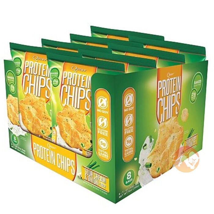 Quest Protein Chips 8 Packs Sour Cream & Onion