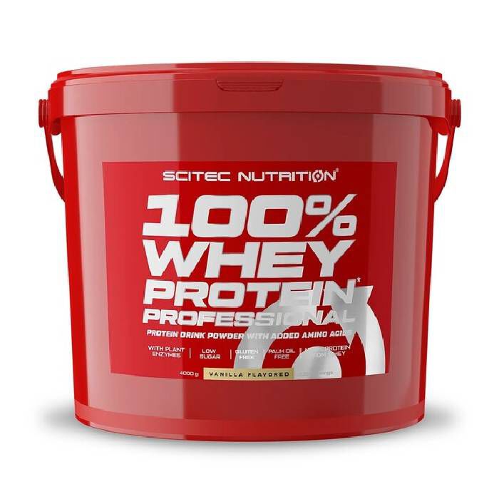 Scitec 100% Whey Protein Professional Vanilla 4kg