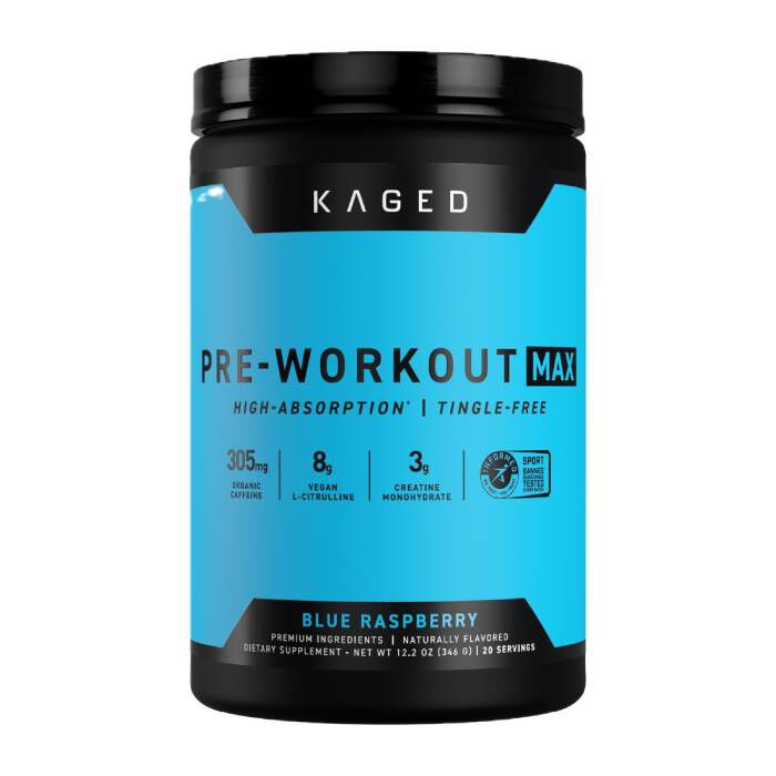Pre-Workout Max 20 Servings Blue Raspberry Pre-Workout Max 20 Servings Blue Raspberry