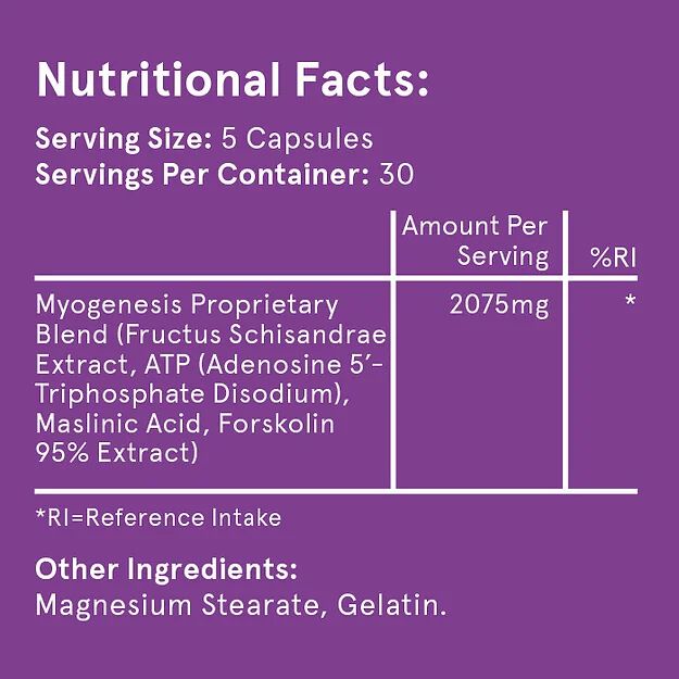 Myogenesis 150 Capsules