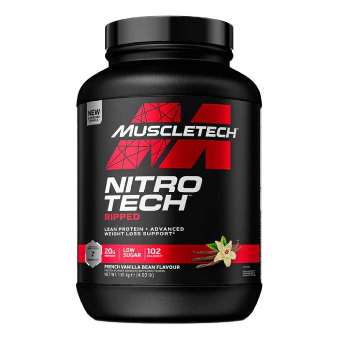 Nitro-Tech Ripped 1.8kg French Vanilla Bean Nitro-Tech Ripped 1.8kg French Vanilla Bean