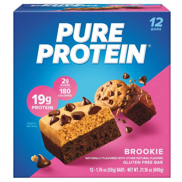 Pure Protein Bars 12 Bars Brookie