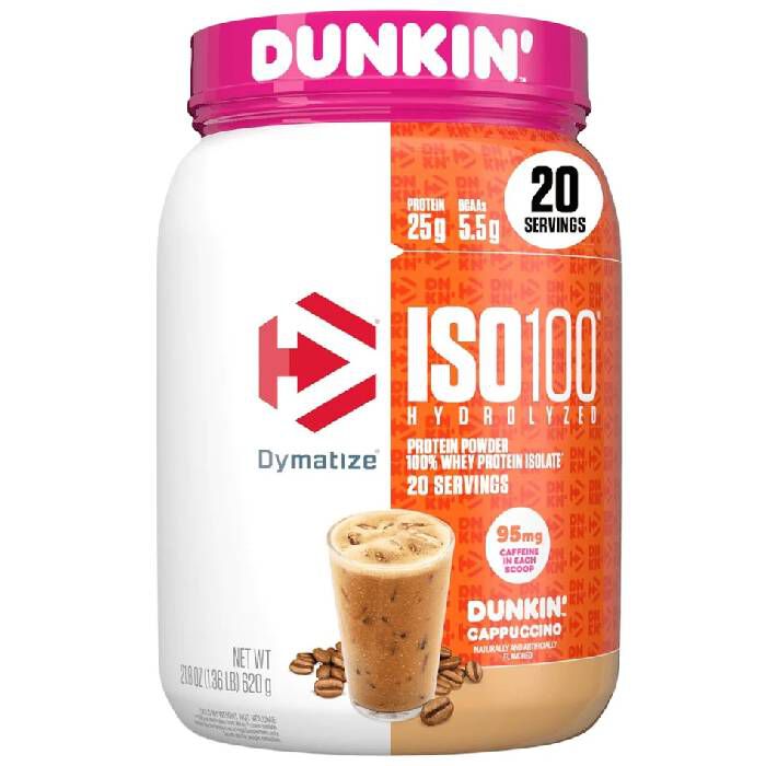 Iso 100 610g Dunkin Cappuccino Dymatize ISO 100