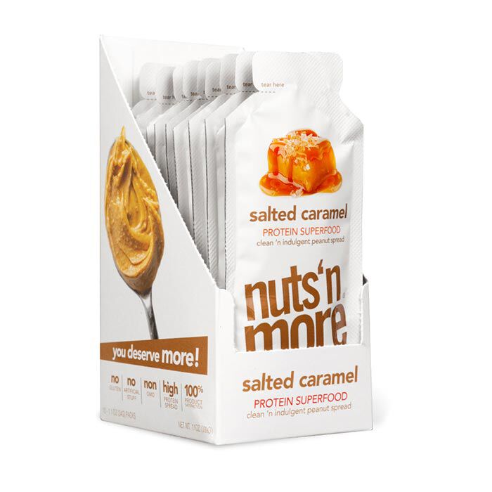 Nuts N More High Protein Peanut Butter 10 Pack Salted Caramel Nuts N More High Protein Peanut Butter 10 Pack Salted Caramel