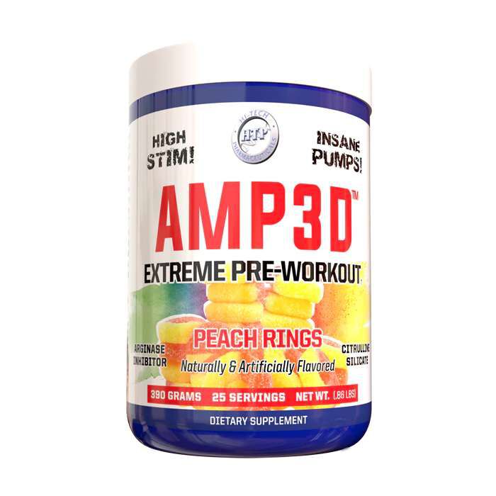 Amp3d 25 Servings Peach Rings