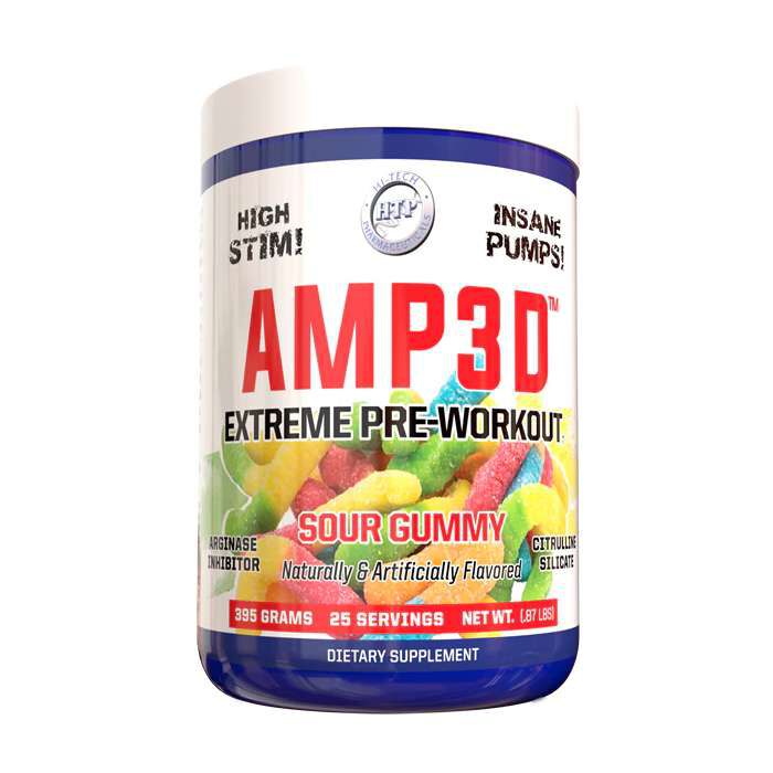 Amp3d 25 Servings Sour Gummy