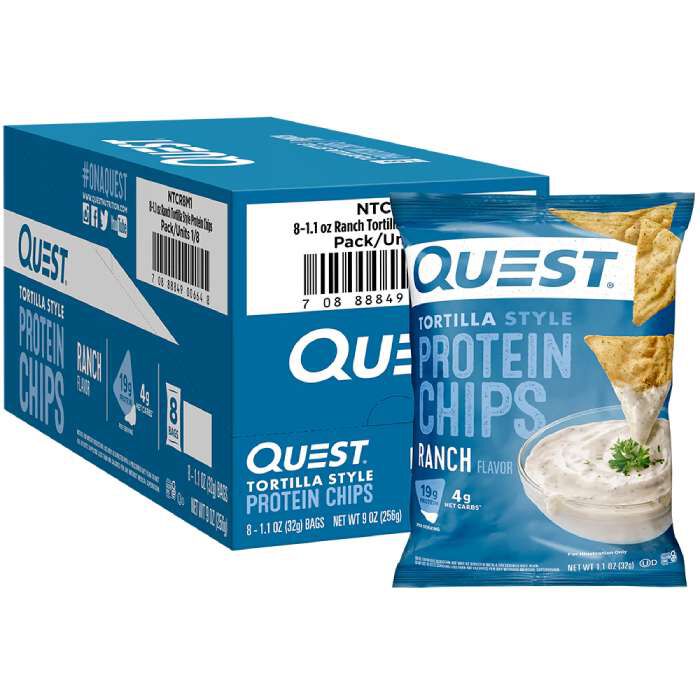 Quest Tortilla Chips 8 Pack Ranch Quest Tortilla Chips 8 Pack Ranch