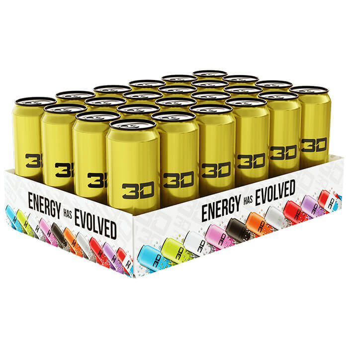 3D Energy Drink 12 Cans Blue